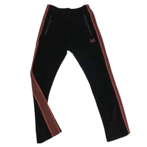 Needles Trackpants Black Orange