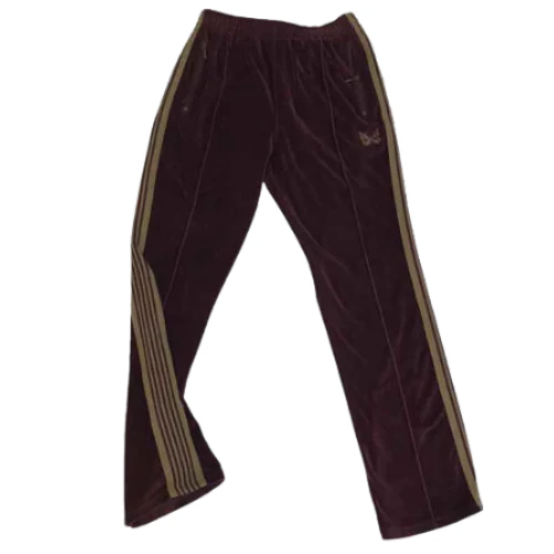 Needles Trackpants Purple Tan
