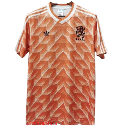 Netherlands 1988 Retro Home Jersey
