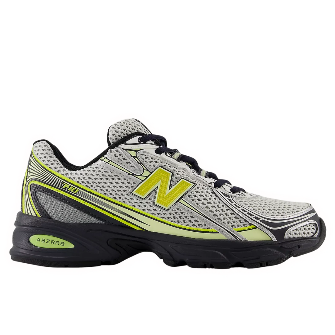 New Balance 740 V2 Silver & Neon Green