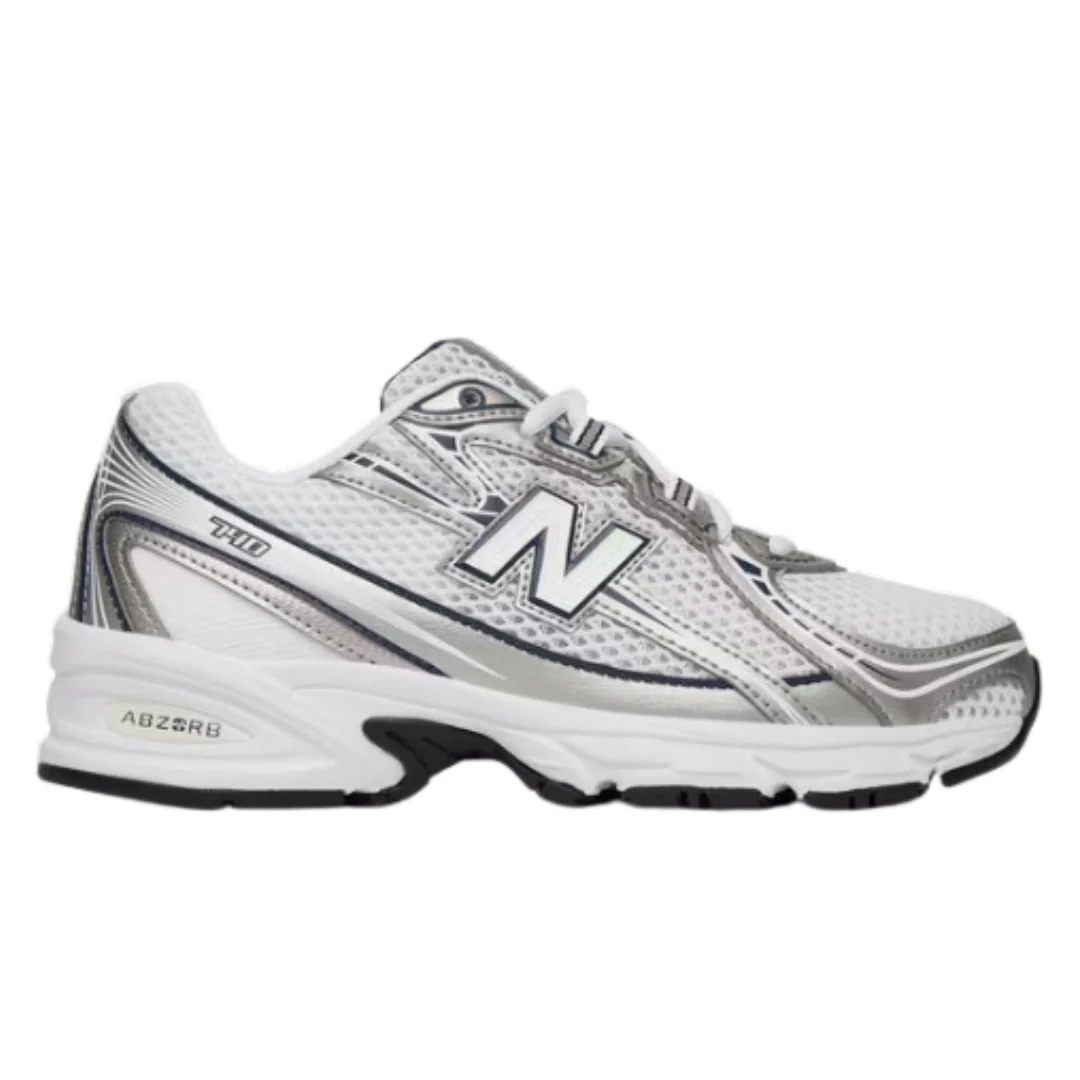 New Balance 740 White & Silver