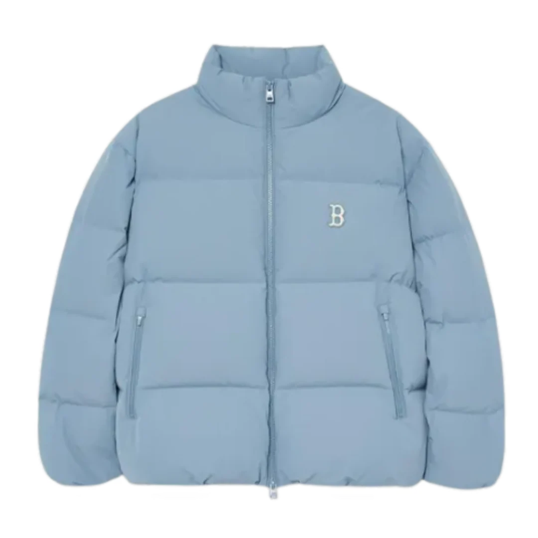 New Era MLB B Puffer Jacket Babyblue