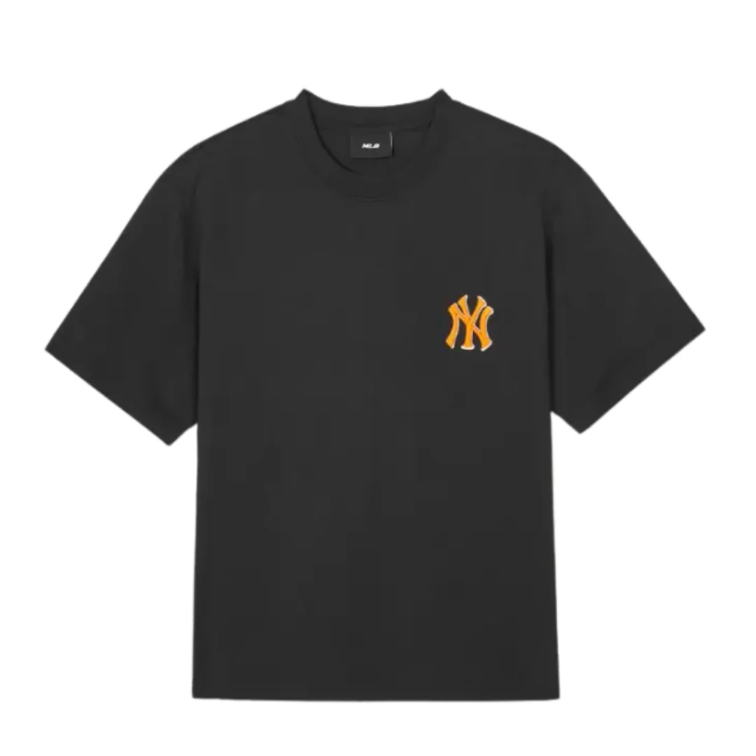 New Era New York Yankees MLB Neon Orange Icon T-Shirt Black