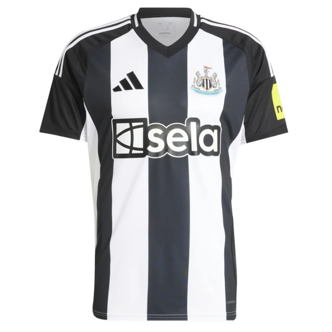 Newcastle 2024/25 Home Jersey  White & Black