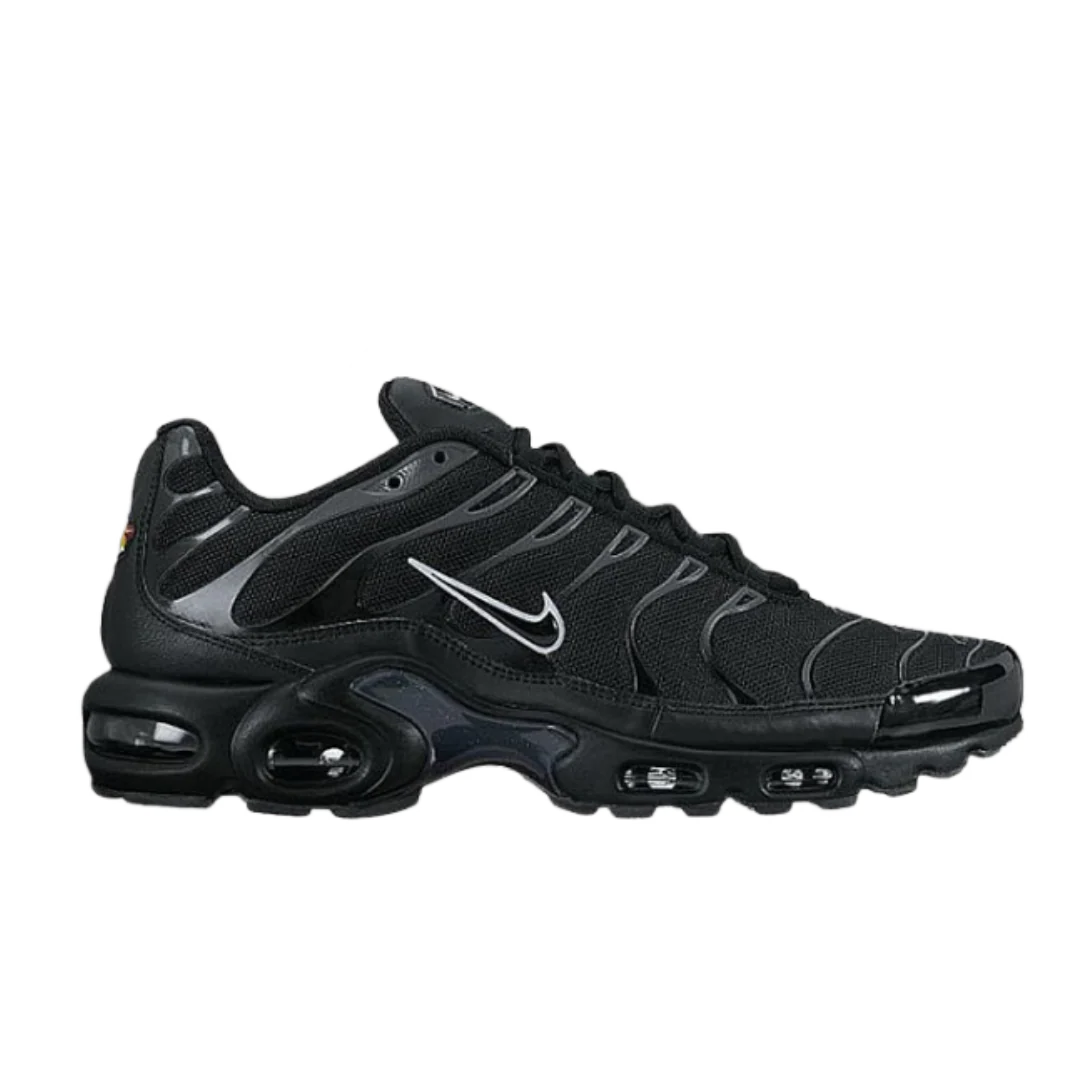 Nike Air Max Plus  Black White Swoosh