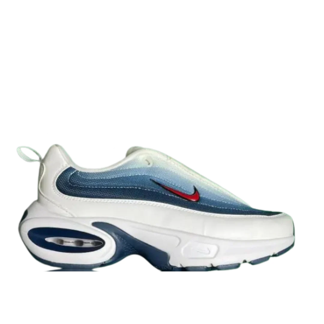 Nike Air Max Portal Sneaker white blue red hook