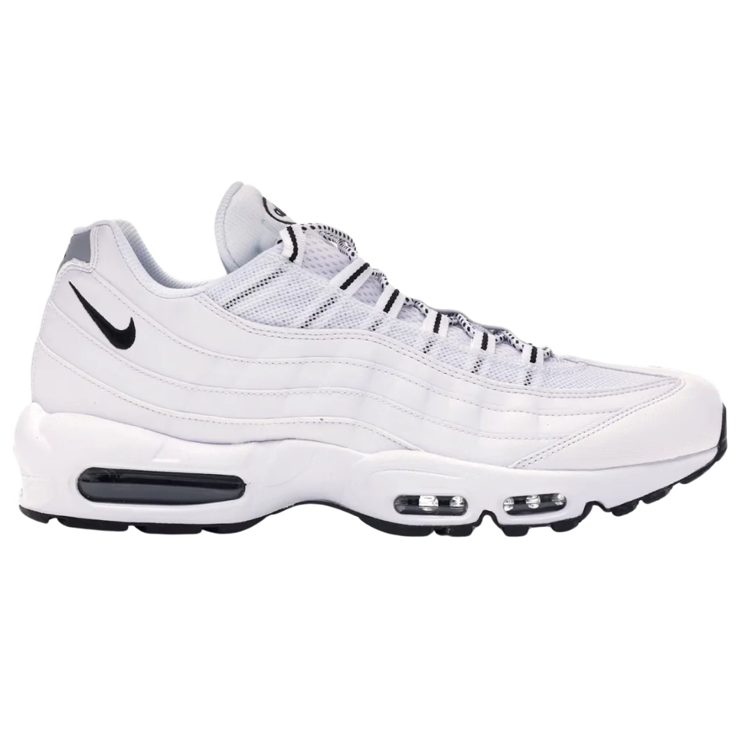 Nike Airmax 95 Black Swoosh Triple White