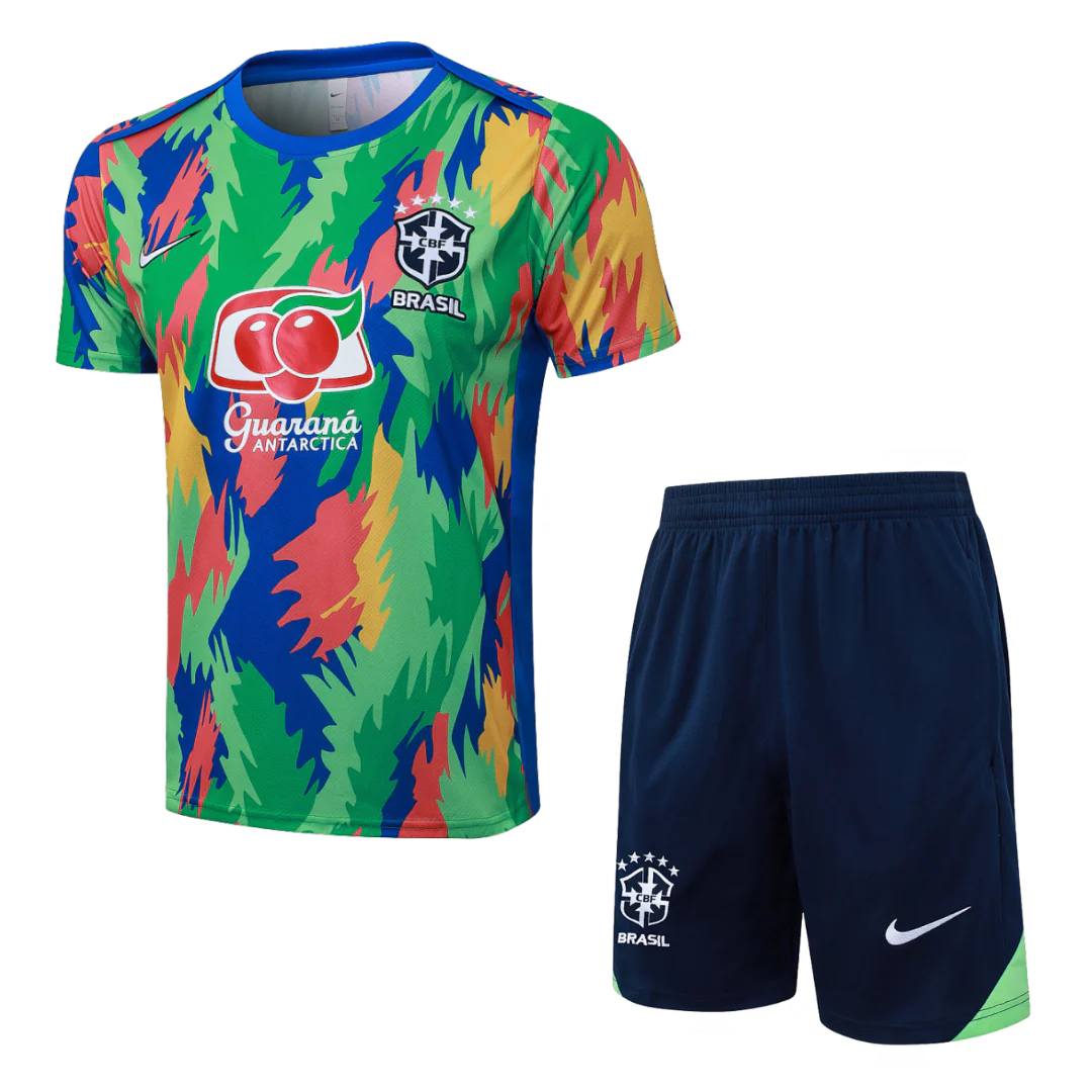 Nike Brazil Guarana Set (T-Shirt + Shorts) Mixed Color