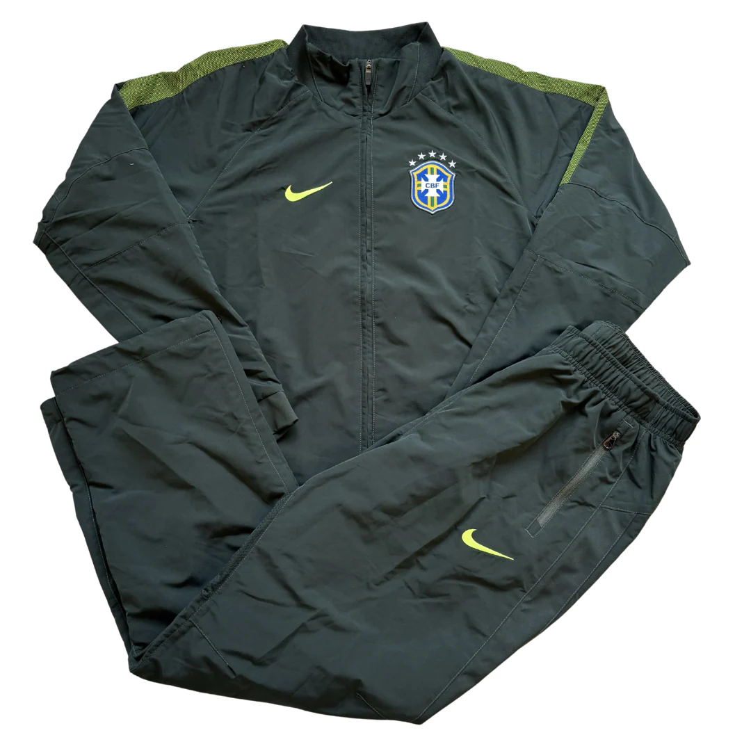Nike Brazil Tracksuit Green