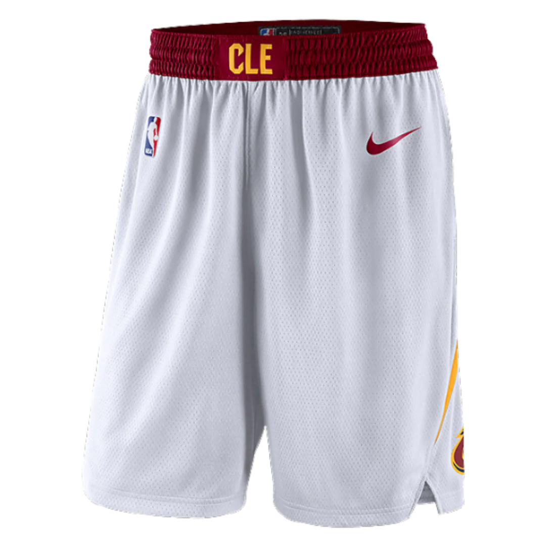 Nike Cleveland Cavaliers NBA Swingman Shorts Red & White