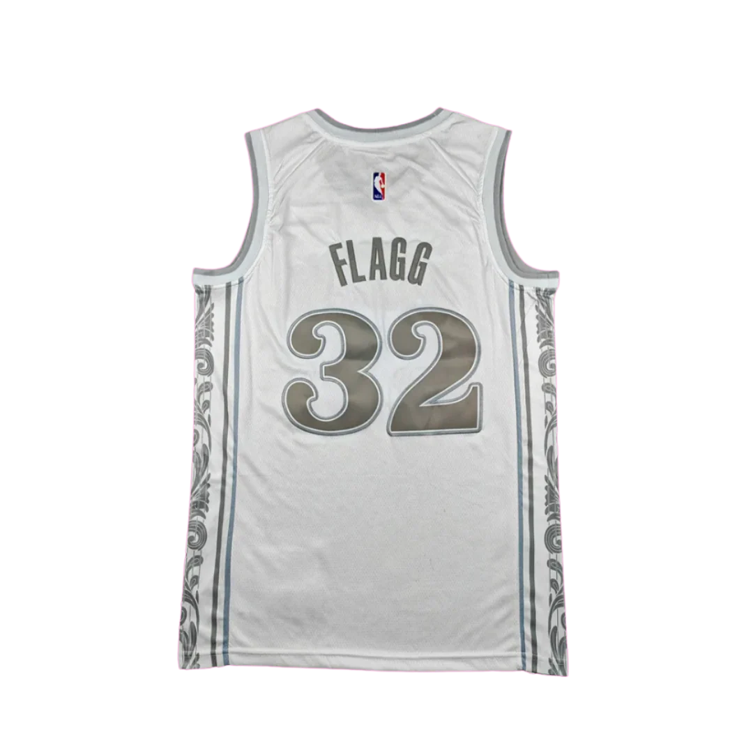 Nike Dallas Mavericks 2024-25 City Edition White NR 32 Flagg