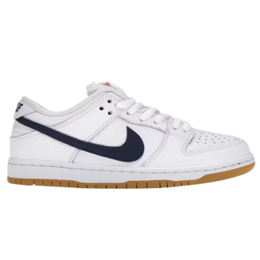 Nike Dunk Low Pro SB White & Blue Swoosh