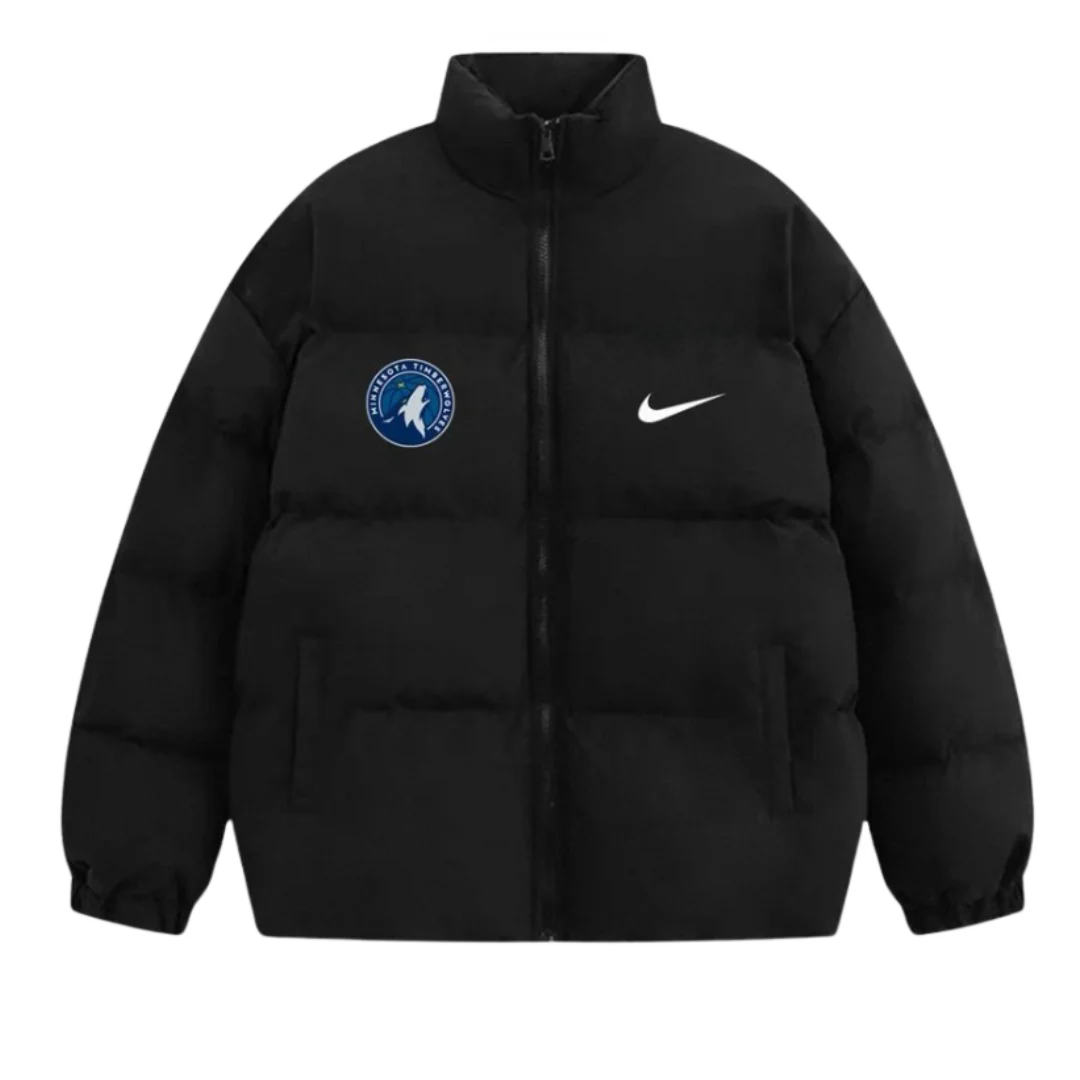 Nike Minnesota Timberwolves Down Jacket Black