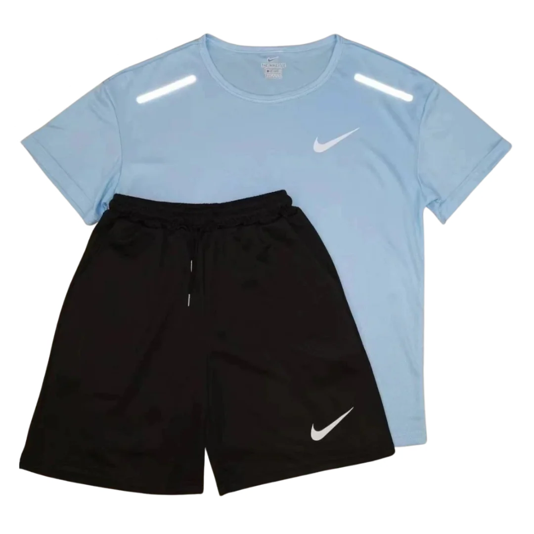 Nike Running Set Light Blue & Black