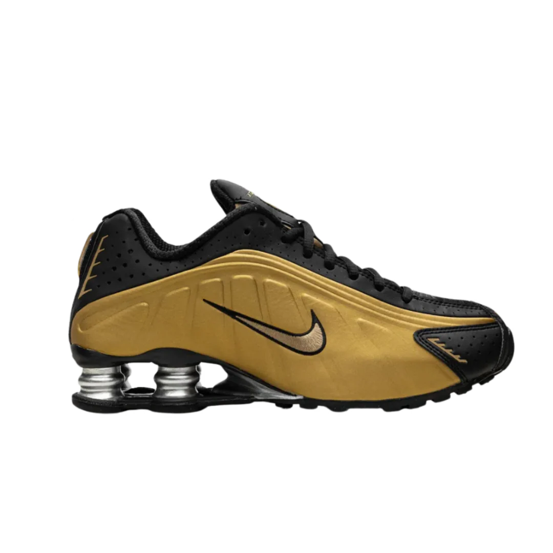 Nike Shox R4 Black Gold
