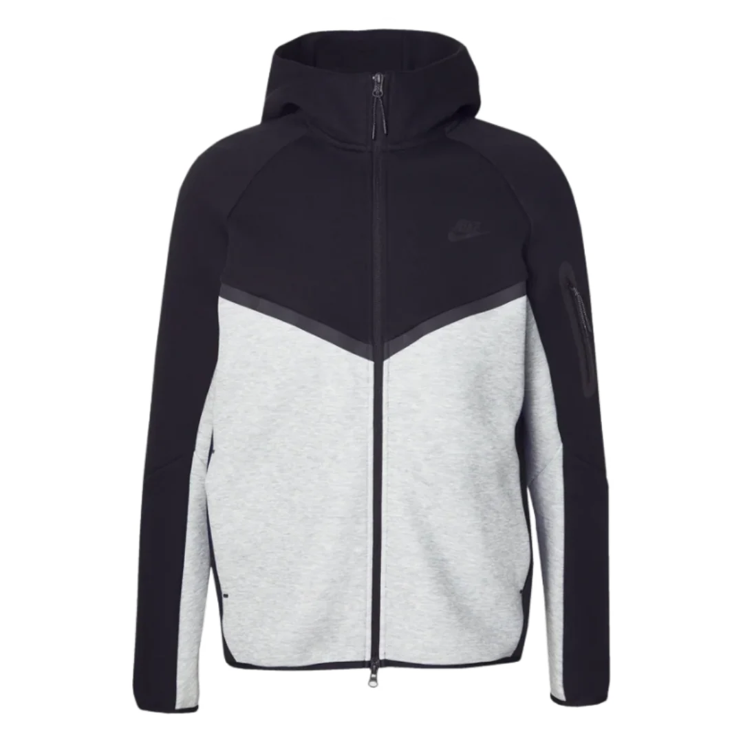 Nike Tech Fleece Zipper Black & Grey