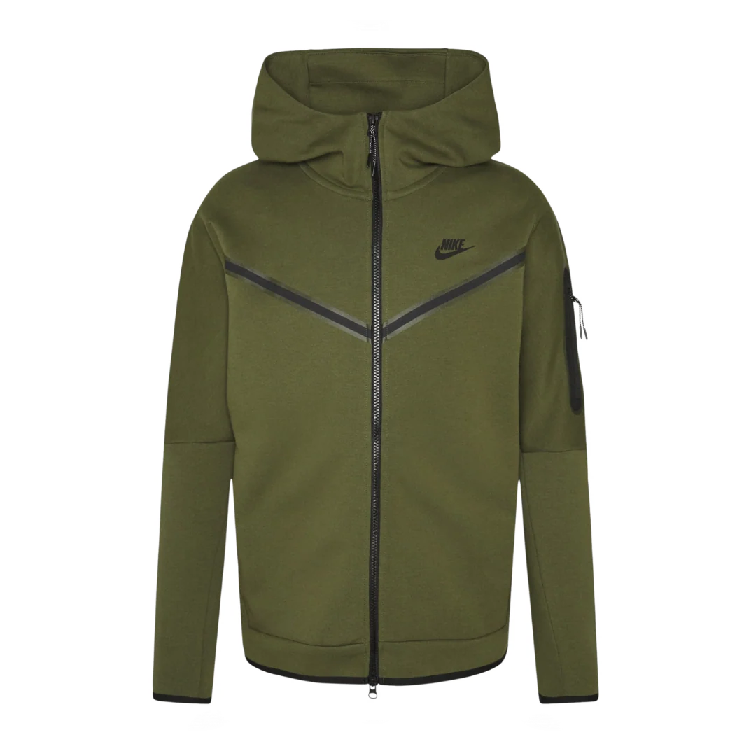 Nike Tech Fleece Zipper Olive Green