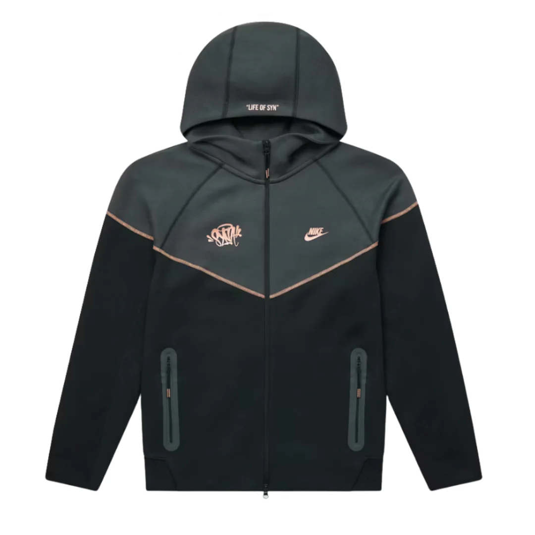 Nike Tech x Syna World Zipper Black & Orange