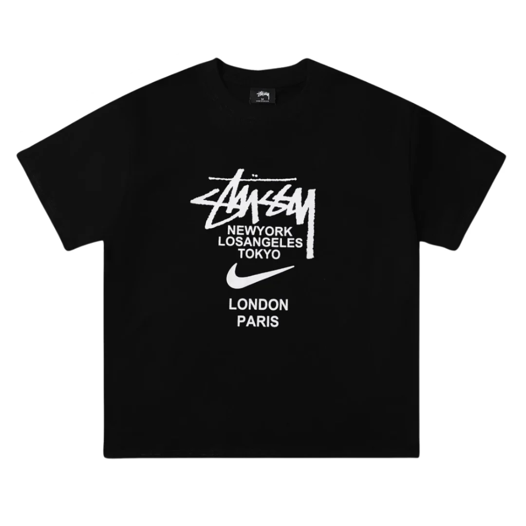 Nike x Stussy Capital City T-Shirt Black