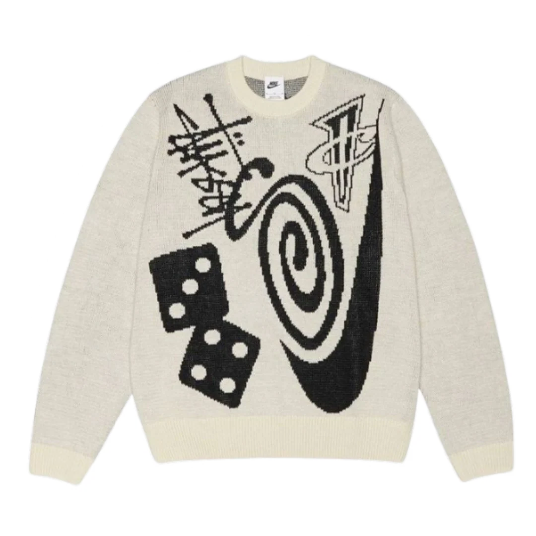 Nike x Stussy Knit Sweater Natural White