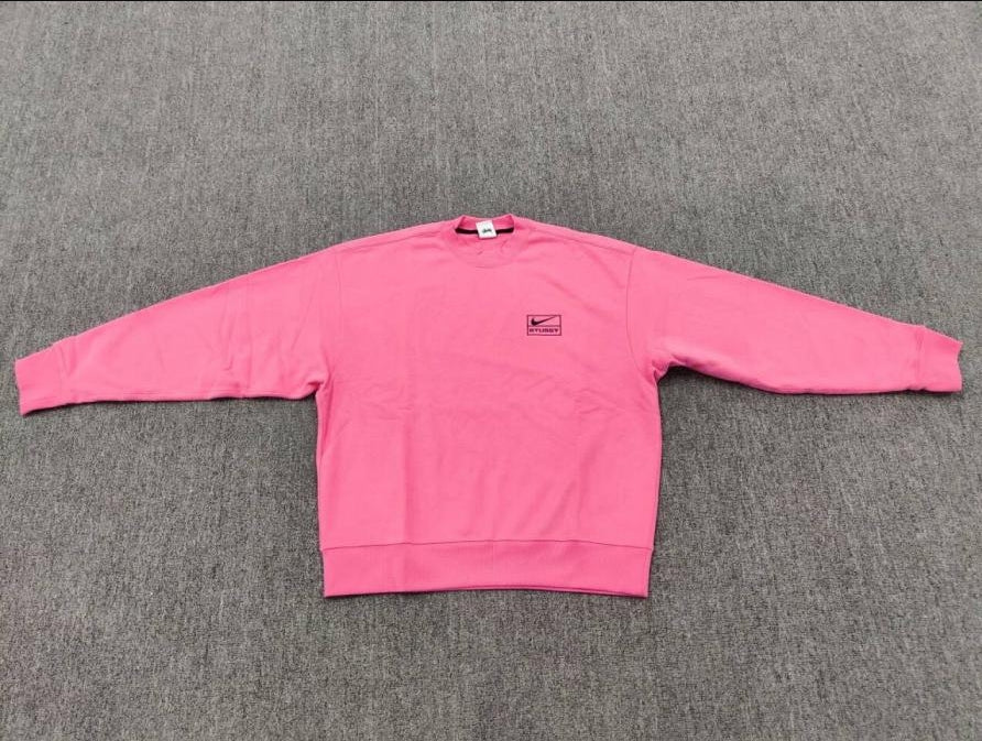 Nike x Stussy Sweater Pink - Image 2