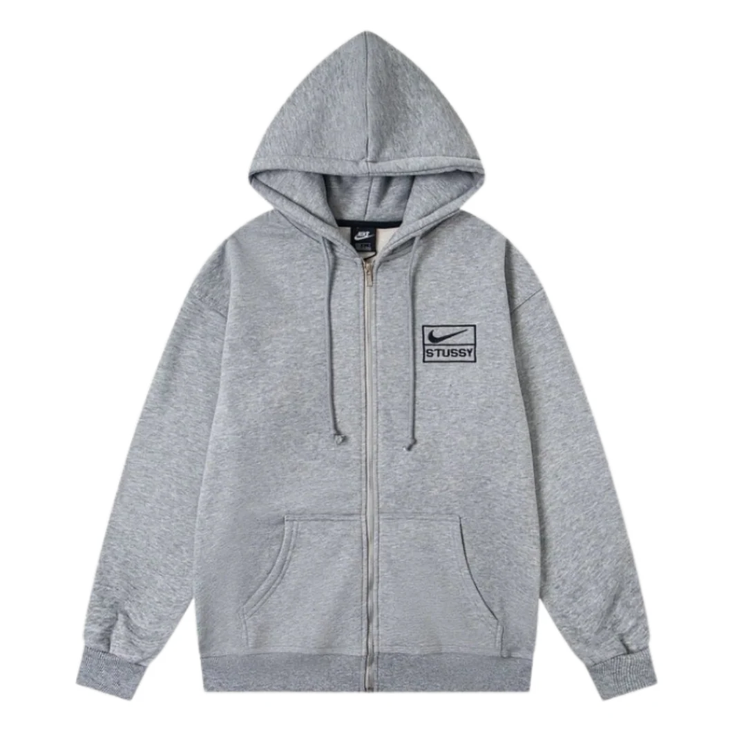 Nike x Stussy Zipper Grey