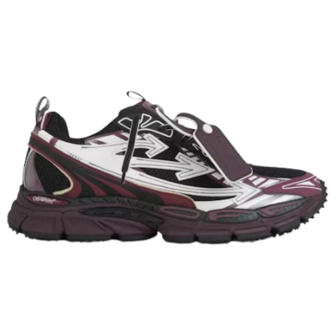 Off-White Be Right Back Burgundy Red
