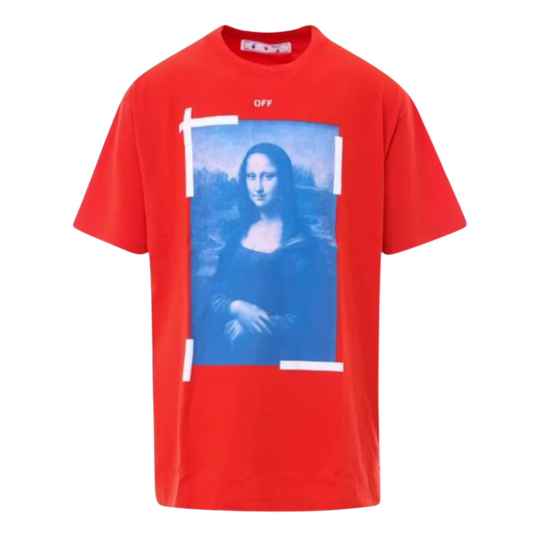 OffWhite Mona Lisa T-Shirt Red