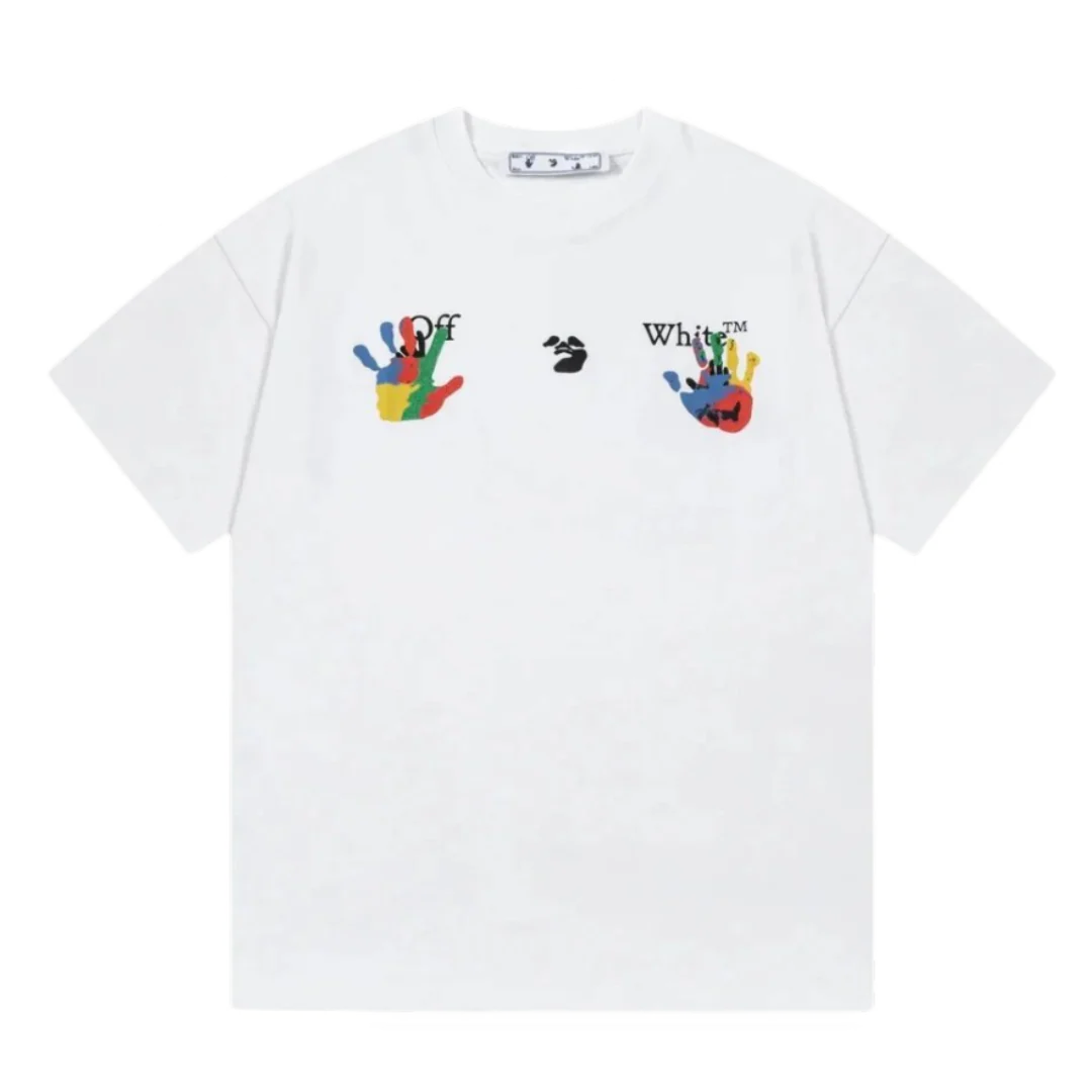 OffWhite Two Handprints T-Shirt White