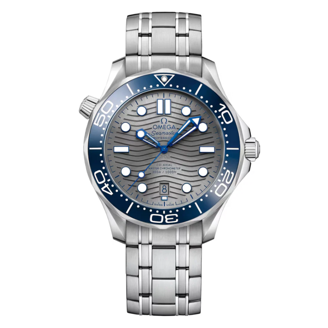 Omega Seamaster Diver 300M Co-Axial Master Chronometer 42 mm Silver & Blue