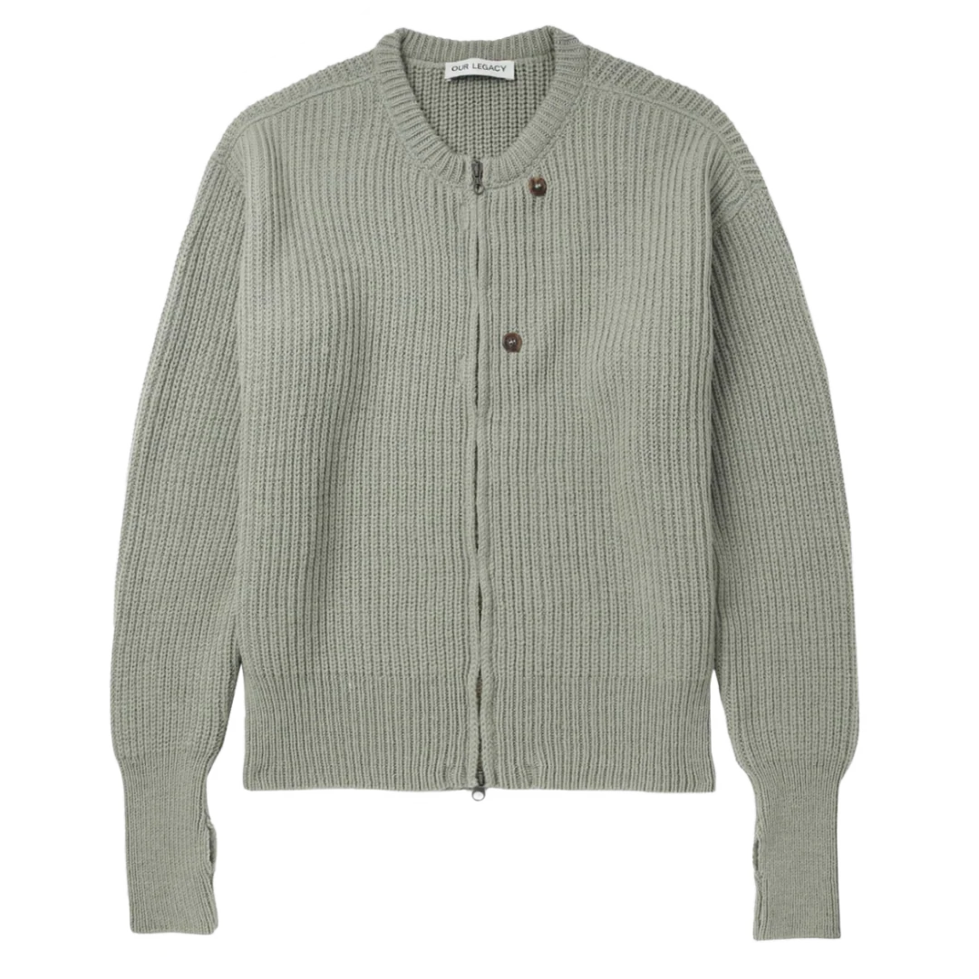 Our Legacy Cardigan Matcha Green