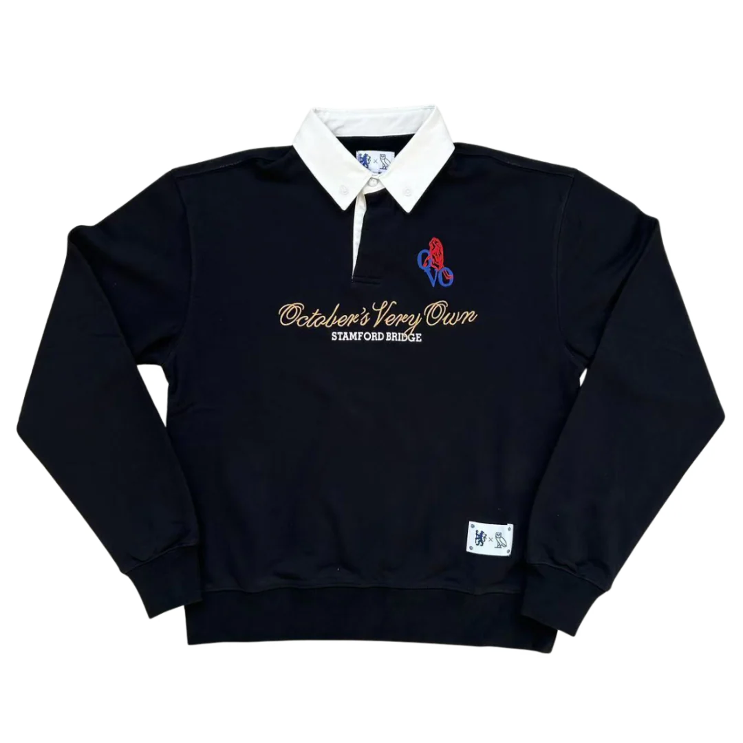 OVO x Chelsea FC Rugby-Sweatshirt Black