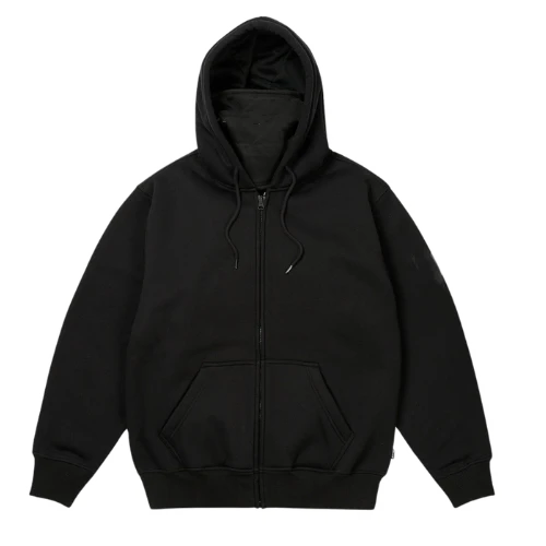 Palace Facemask Zip Hoodie Black