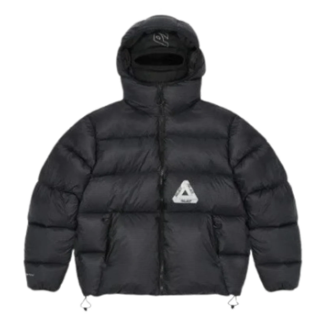 Palace Pertex Matte Balaclava Puffer Stone Arctica Black