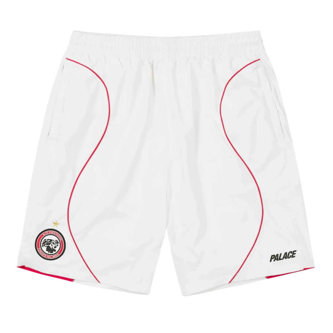 Palace Pro Team Palco Shorts White & Red