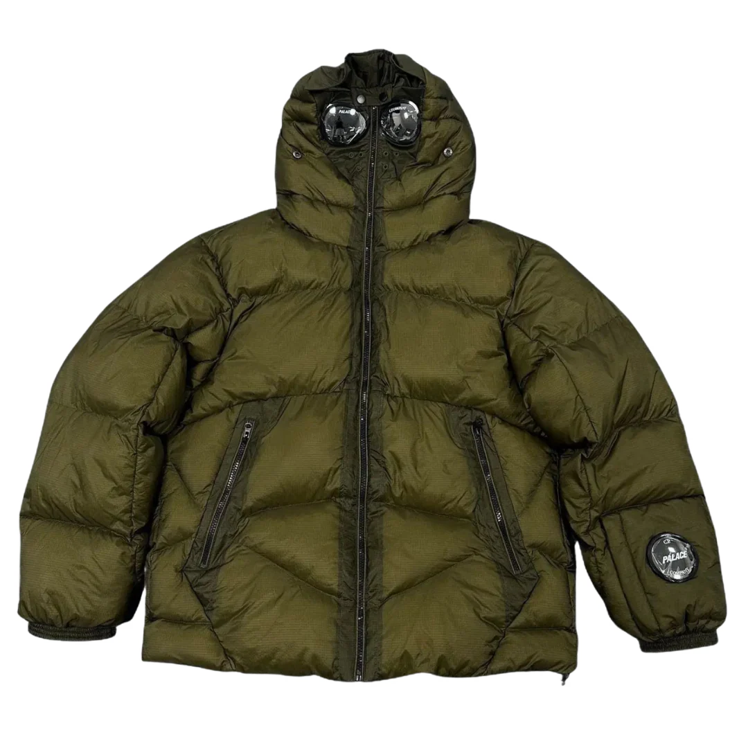 Palace x CP Company Puffer Jacket Army Green