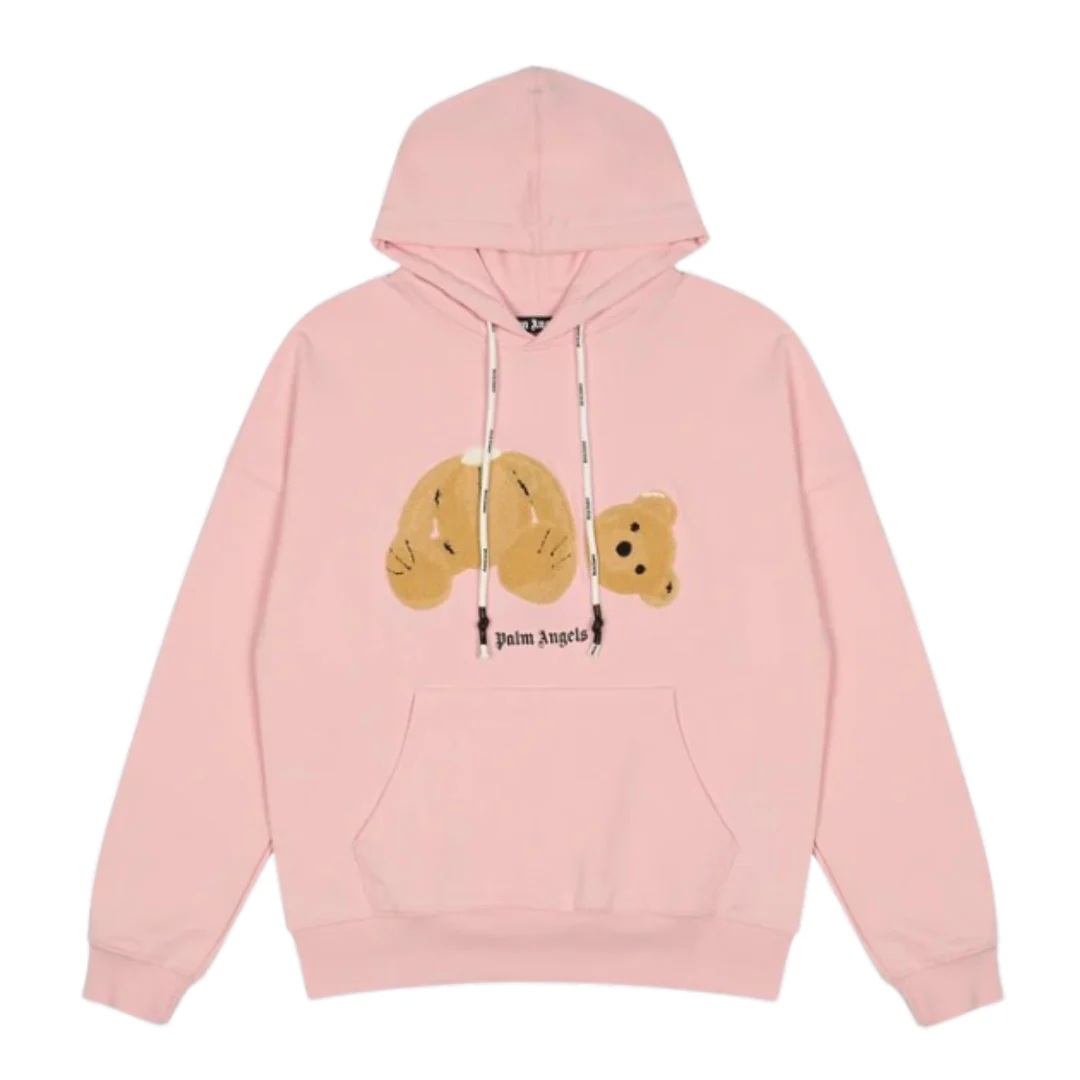 Palm Angels Headless Bear Hoodie Pink
