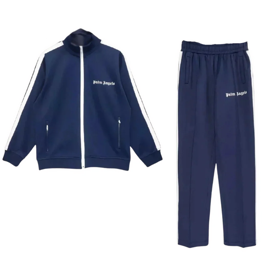 Palm Angels Sweatsuit Navy Blue