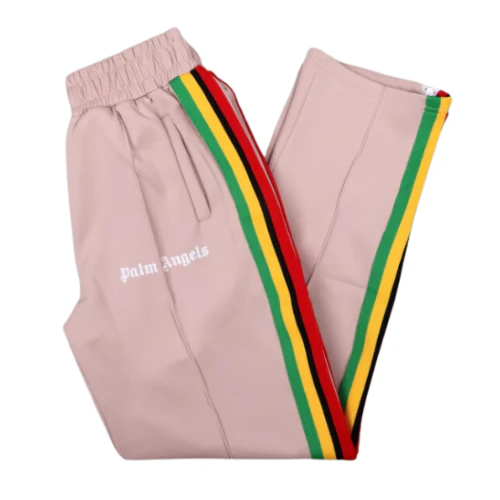 Palm Angles Staight Leg Velour Jogger Pink