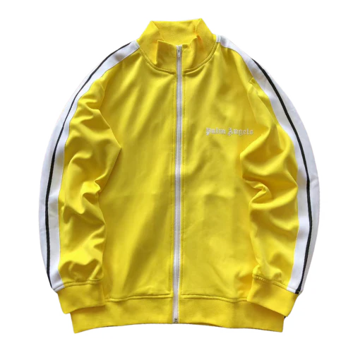 Palm Angles Zip Hoodie Yellow White