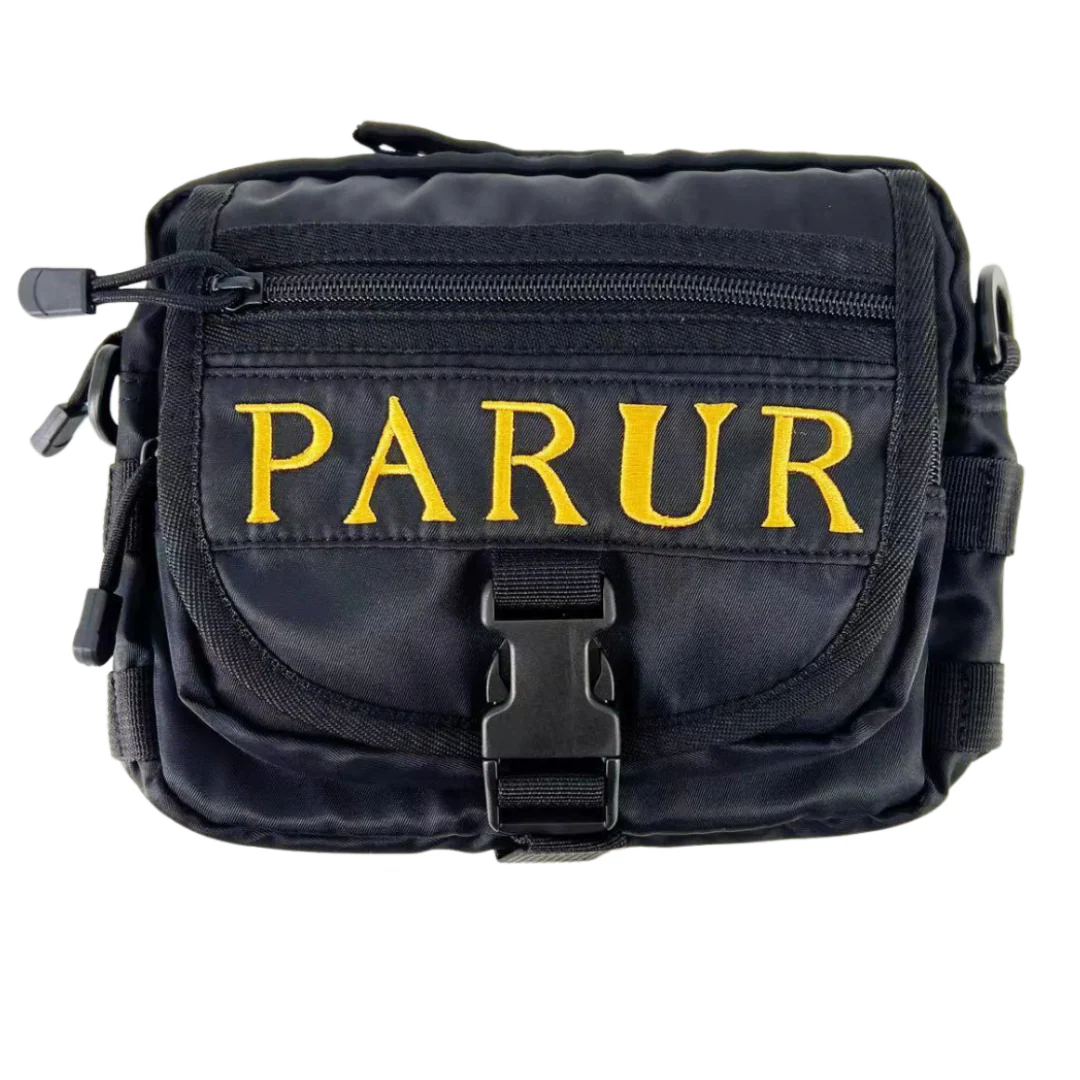 Parur Messenger Bag Black & Yellow