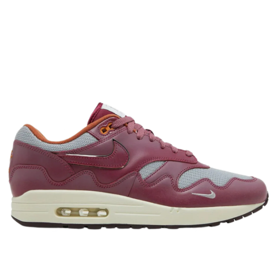 Pata x Airmax 1 Rush Maroon