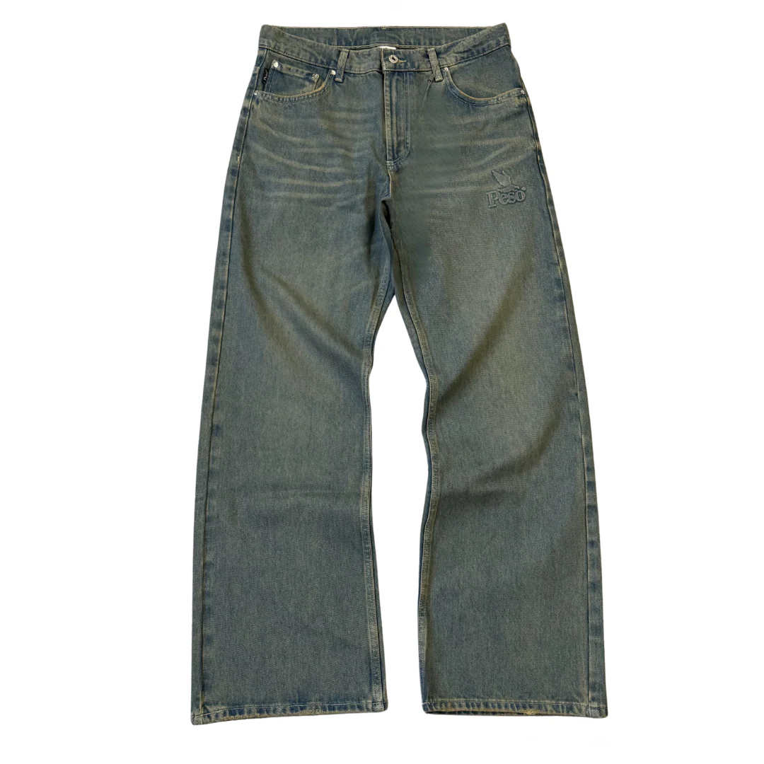 Peso Stone Wash Baggy Jeans