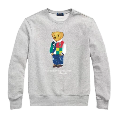 Polo Ralph Lauren Sweater Bear Print Grey