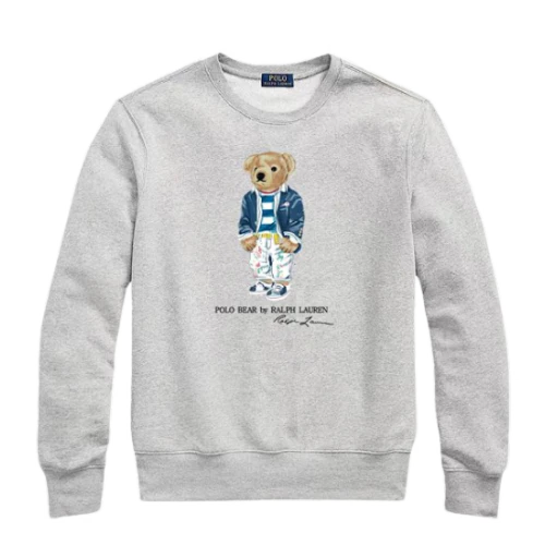 Polo Ralph Lauren Sweater Bear Print Grey