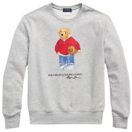 Polo Ralph Lauren Sweater Bear Print Grey