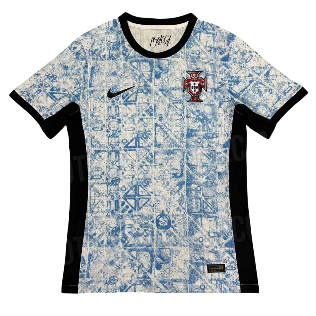 Portugal Away 2024 Jersey Blue & White