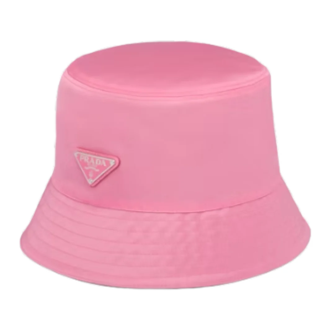Prada Nylon Buckethat Pink