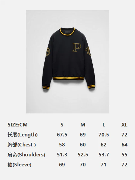 Prada P Sweater Black - Image 2