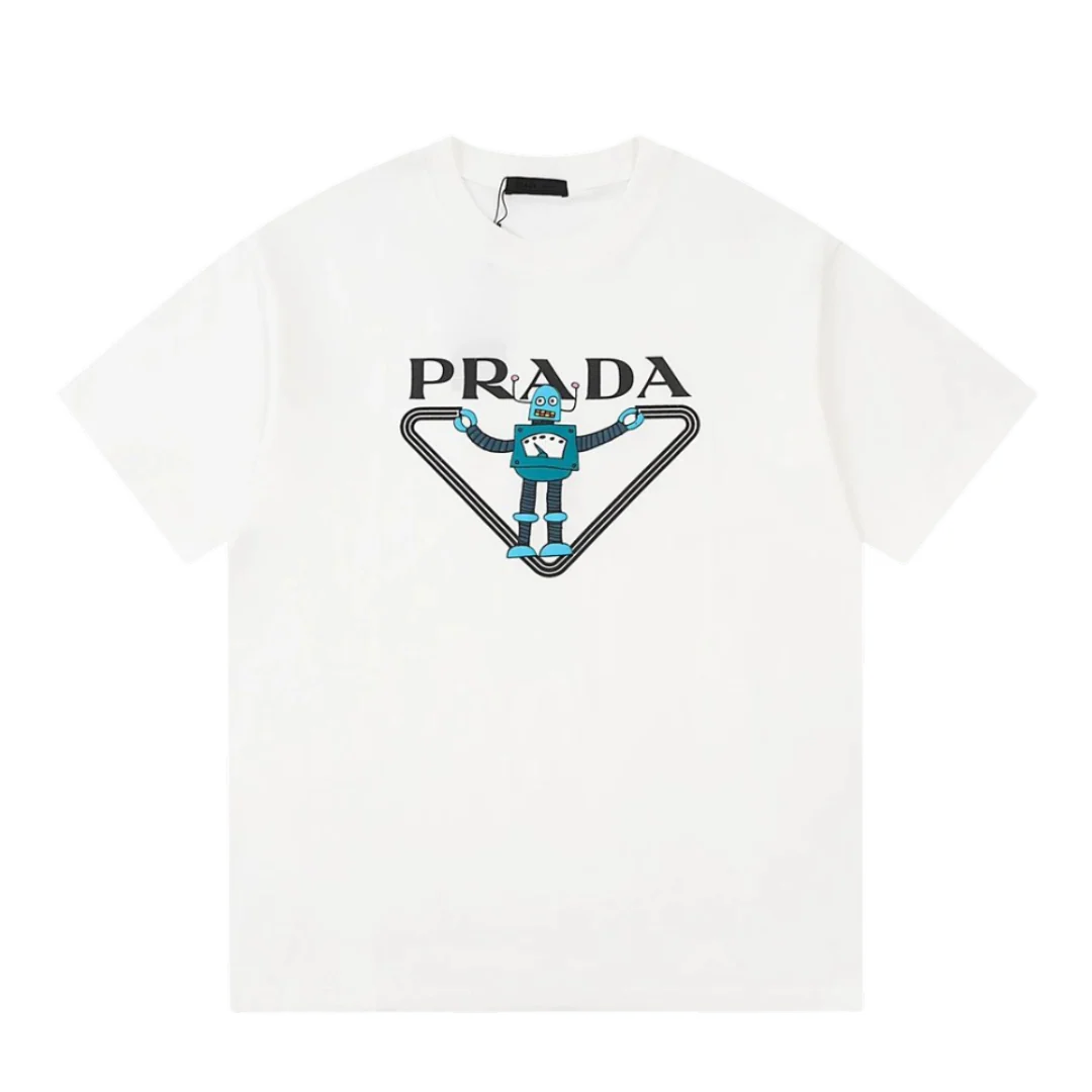 Prada Robot Icon T-Shirt White